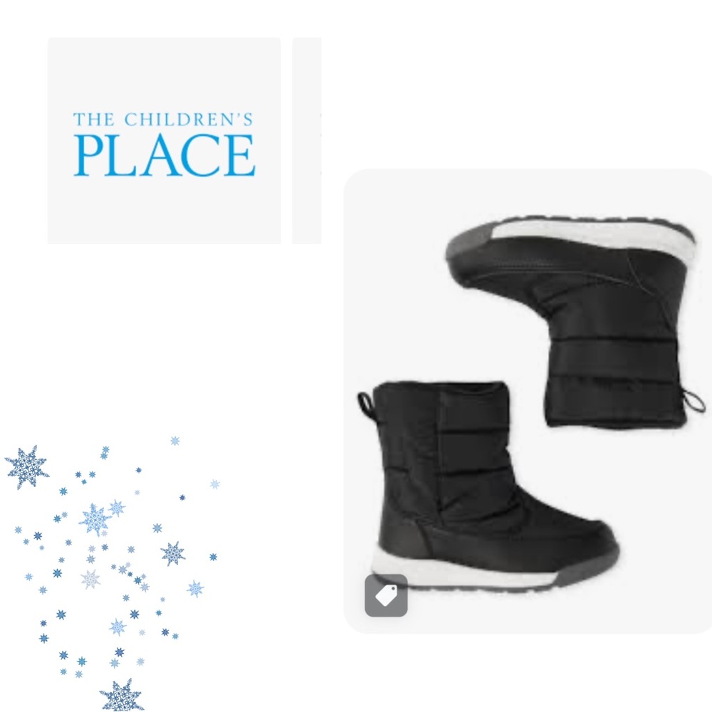 NWT the Children’s Place Unisex Toddler All-Weather Boots ❄️❤️
